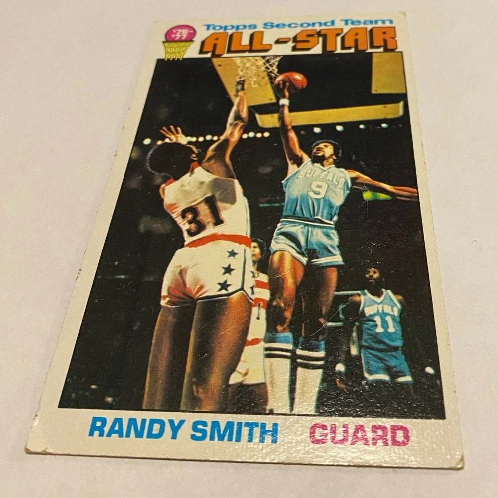Randy Smith 1977 Topps Basketball Card # 135 Buffalo Braves 2nd Team All Star